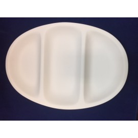3 Section Divided Platter